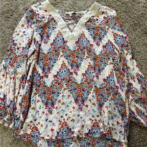 Democracy Multicolor Floral Blouse